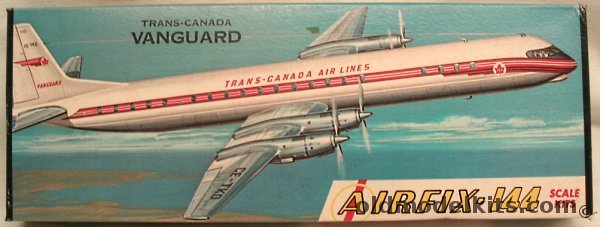 Airfix 1/144 Vanguard Turbo-Prop Airliner Craftmaster Issue, 4-98 plastic model kit